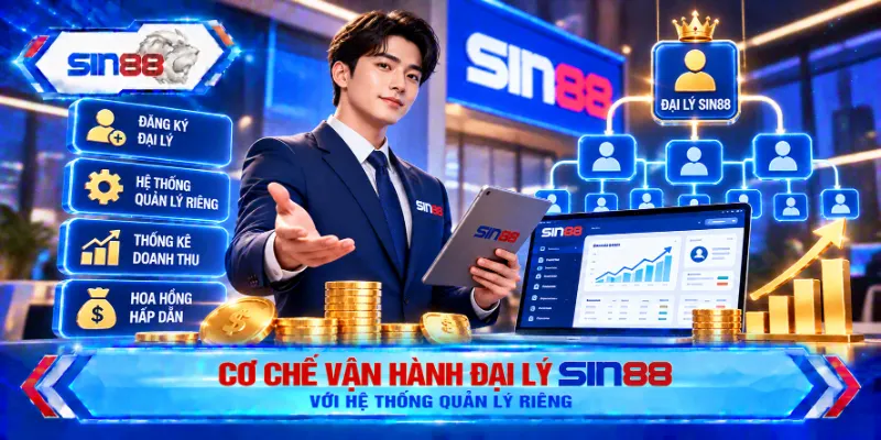 Cơ chế vận hành đại lý SIN88 với hệ thống quản lý riêng
