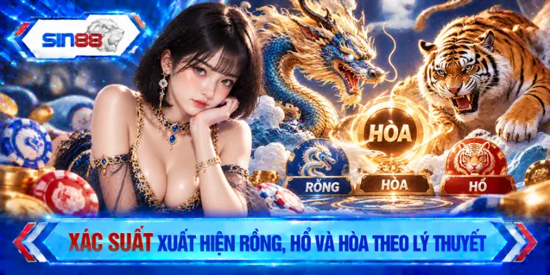 Xác suất xuất hiện Rồng, Hổ và Hòa theo lý thuyết